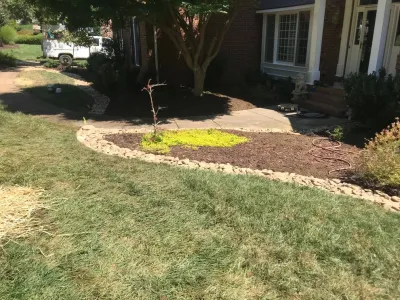 Water Remediation-drainage — Landscape Construction project by Wilson's Natural Landscaping, LLC
