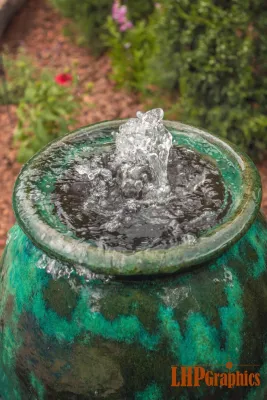Vase Water Feature & Garden Wall — Landscape Construction project by Winland's Complete Landscaping Service