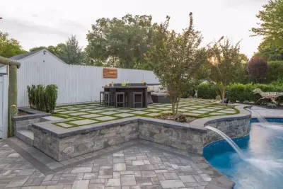 South Bedford Terrace — Stone & Concrete Installation project by Cambridge Pavingstones With ArmorTec