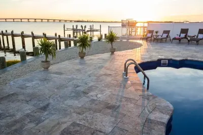 Southern New Jersey Vacation at Home — Stone & Concrete Installation project by Cambridge Pavingstones With ArmorTec