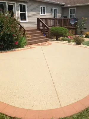 Textured Spray Concrete Coating — Stone & Concrete Installation project by Elite Concrete Design