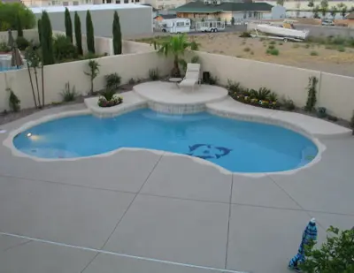 Aerosol Finishes — Stone & Concrete Installation project by New Crete LLC