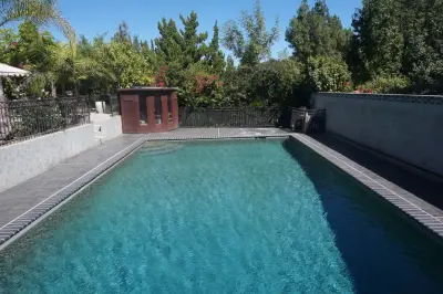 Textured Concrete Pool Deck — Stone & Concrete Installation project by Modern Concrete Surfaces