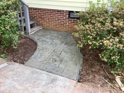 Imprinted Sidewalks — Stone & Concrete Installation project by Imperium Concrete