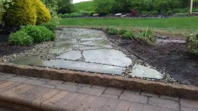 Pathway of Progress — Stone & Concrete Installation project by Hardscape Artists LLC