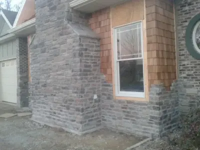 Stone Installation and New Fireplace in Innsbrook, MO — Stone & Concrete Installation project by Masterpiece Masonry