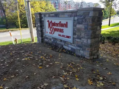 Creve Couer Stone Monuments — Stone & Concrete Installation project by Masterpiece Masonry