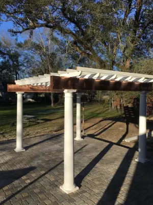 Rock Tiles — Stone & Concrete Installation project by Mudbug Pavers & Construction