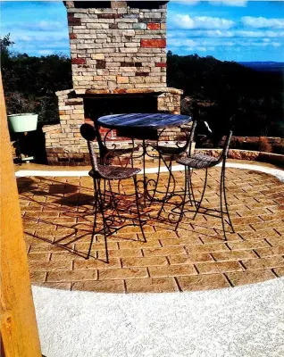 Patio Paradise — Stone & Concrete Installation project by Decorative Concrete Resurfacing