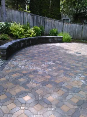 Balanced Paving Stones — Stone & Concrete Installation project by Xavier Pavers