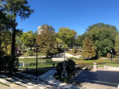 Ohio State University - Mirror Lake — Stone & Concrete Installation project by Semco Stone