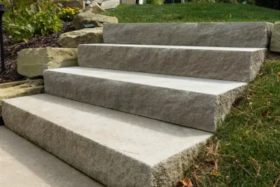 The Journey to This Lakeside Dream Home is Built on Indiana Limestone — Stone & Concrete Installation project by Swenson Granite Works