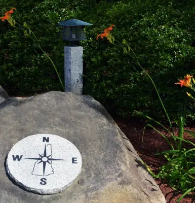 Eternal Granite Decorative Gems — Stone & Concrete Installation project by Swenson Granite Works