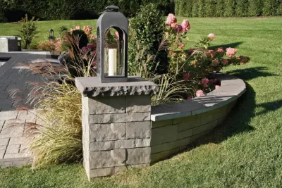 Eternal patio oasis by the pool — Stone & Concrete Installation project by Techo-Bloc
