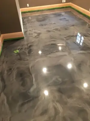 Minneapolis Titanium Reflective Flooring — Stone & Concrete Installation project by The Concrete Guy By Matthew Hage
