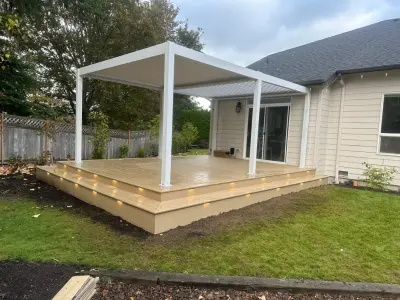 Trex Decking — Stone & Concrete Installation project by Xavier Pavers