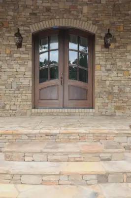 Crushed Crab Orchard Stone — Stone & Concrete Installation project by Rocky Ridge Stone Company