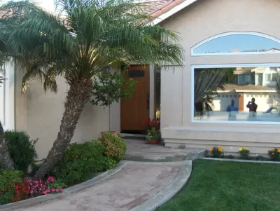 Yorba Linda Tumbled Driveways — Stone & Concrete Installation project by Dave Pratt Designs And Consulting