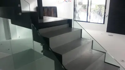 Ventura County Home Interior — Stone & Concrete Installation project by Modern Concrete Surfaces