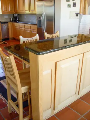 Green Butterfly Kitchen — Stone & Concrete Installation project by Rocky Mountain Stone Co., Inc.