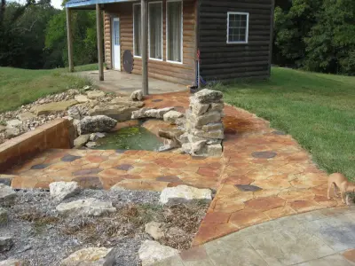 Aquatic Elements — Stone & Concrete Installation project by Miller Concrete