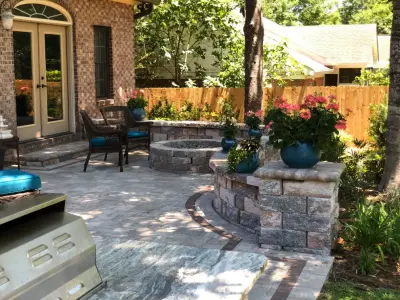 Catalina Elevated Deck — Stone & Concrete Installation project by NeSmith Landscapes