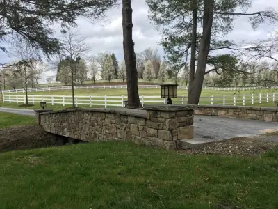 Willow Run Farm Crossing — Stone & Concrete Installation project by Appalachian StoneCraft