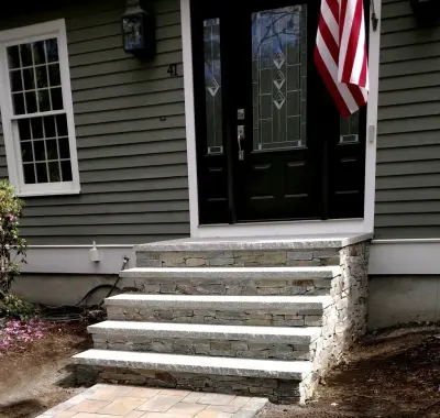 Swenson Granite Works Stone Steps and Treads — Stone & Concrete Installation project by Swenson Granite Works