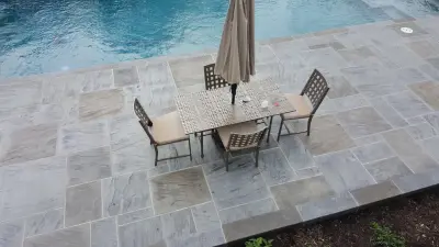 Yorkstone Shale — Stone & Concrete Installation project by Ozark Pattern Concrete