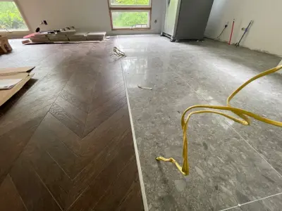 Engineered Hardwood and Tile Installation - Level by Floors By VAL