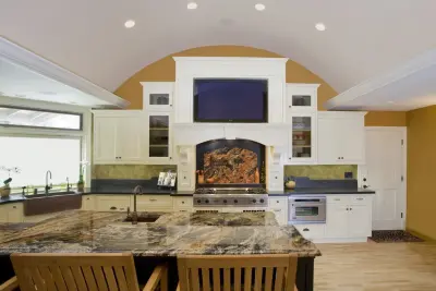 A Kitchen That Won Awards by Slaughterbeck Floors, Inc