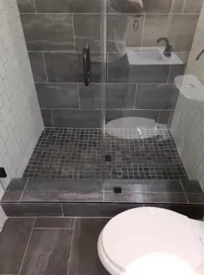 Restroom Renovations — Flooring Installation Services project by Jizelle's Home Improvement LLC