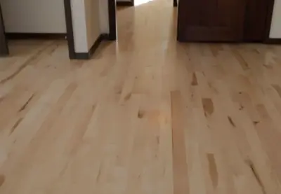 Curly Maple Installation — Flooring Installation Services project by Maine Wood Floors