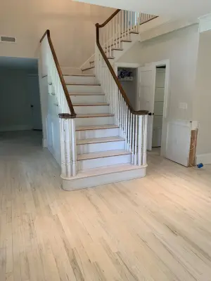 Crystal Clear White Flooring — Flooring Installation Services project by Alpine Flooring And Design
