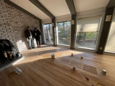 Hardwood Installation and Refinishing - Stain Shade: Country White (2 of 4) by Floors By VAL
