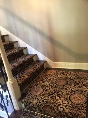 Carpeted Staircases by D&D Floor Covering Inc