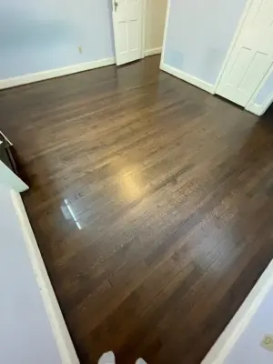 Hardwood Refinishing - Stain Hue: Espresso — Flooring Installation Services project by Floors By VAL