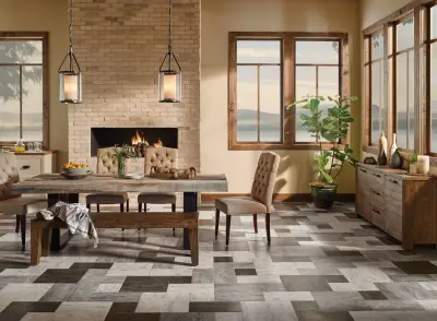 Armstrong - Crafted Stone — Flooring Installation Services project by Busenbark Flooring & Granite - Columbia