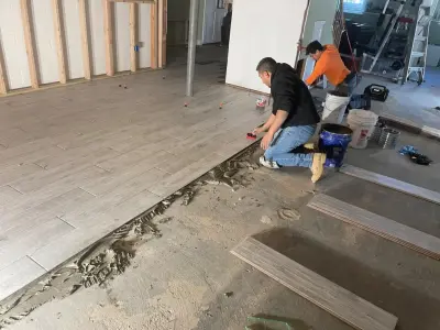 Underground Flooring — Flooring Installation Services project by Floors By VAL