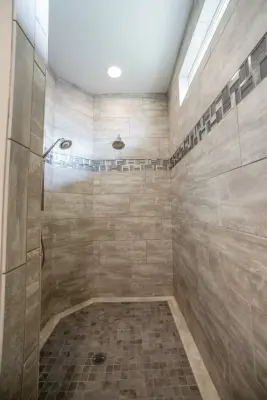 Restroom Initiatives — Flooring Installation Services project by Johnston Paint And Decorating