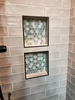 Bathroom Shower Renovation — Flooring Installation Services project by Benchmark Renovations