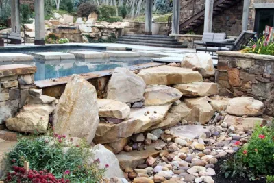 Unique Natural Landscape In Provo by Big Rock Landscaping