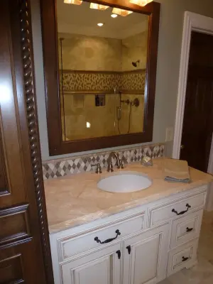 Shibley Bathroom Renovation by Dean — Flooring Installation Services project by D&D Floor Covering Inc