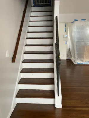 Hardwood Refinishing - Stain Shade: Espresso — Flooring Installation Services project by Floors By VAL