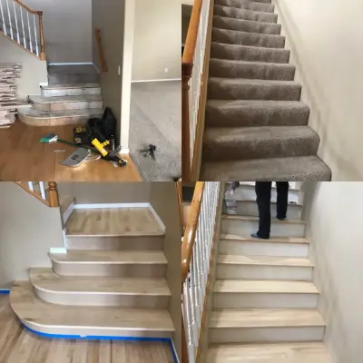 Wooden Floor Setup — Flooring Installation Services project by Hewn Hardwood Floors LLC