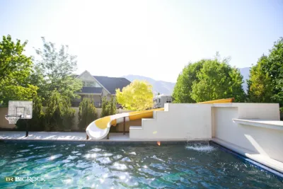 Pools, Spas, & Splash Pads — Landscape Design project by Big Rock Landscaping in Salt Lake City