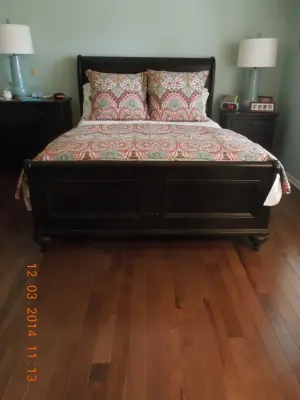 Duntreath Low VOC prefinished solid hickory flooring — Flooring Installation Services project by Old World Floors, LLC