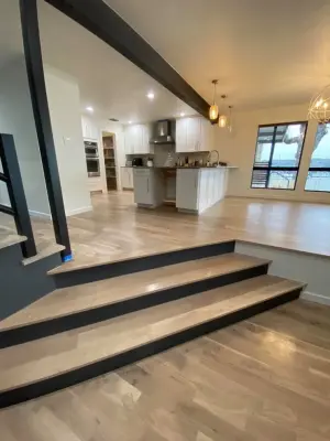 Premium Wood Flooring — Flooring Installation Services project by Fine Line Flooring Inc.