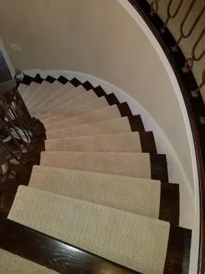 Masland Stair Carpet — Flooring Installation Services project by The Carpet Shoppe
