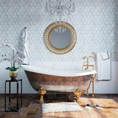 Mosaic of Mirrors — Flooring Installation Services project by America's Floor Source - Memphis